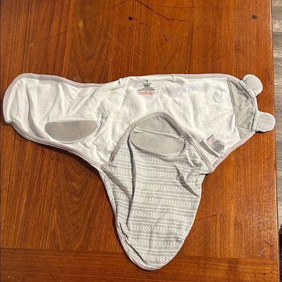 Gray Patterned Newborn Swaddle - Picture 3 of 4